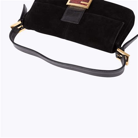 fendi belt bag velvet|Fendi suede baguette bag.